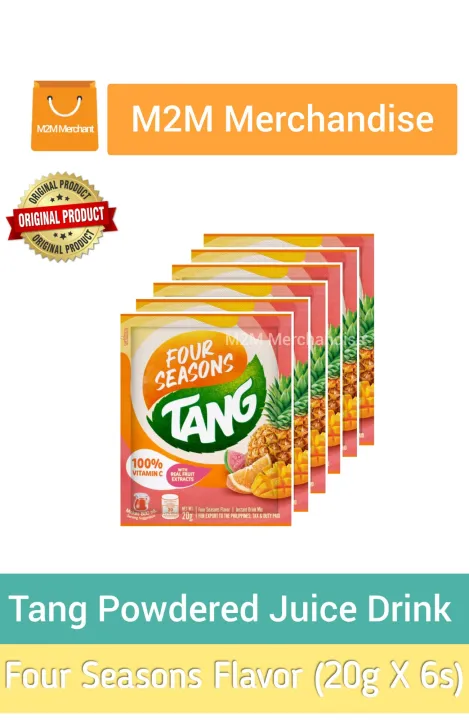 TANG FOUR SEASONS FLAVOR POWDERED JUICE DRINK (20g X 6s) sachet | Lazada PH