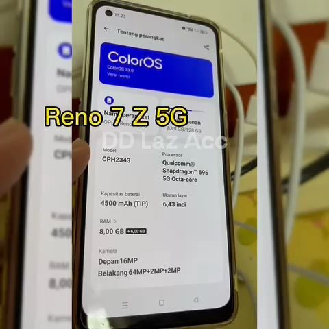 cara restart hp oppo reno 7 4g