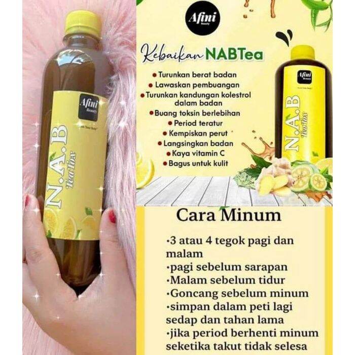 Minuman Detox N.A.B TeaTox By Afini Beauty | Lazada