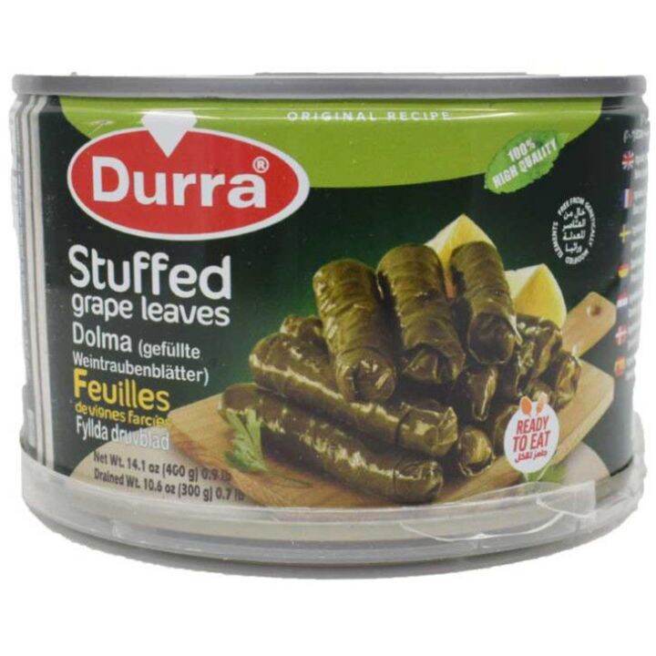 Durra Stuffed Grape Leaves Ready to Eat 300 gram daun anggur yang Lazada