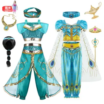 Aladdin and the Magic Lamp Jasmine Princess Cosplay Costume