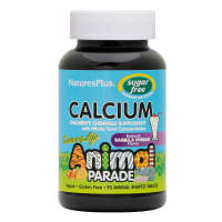 Nature s Plus Source of Life Animal Parade Calcium Sugar Free แคลเซียม แมกนีเซียม แบบเคี้ยว วิตามินเด็ก NaturesPlus