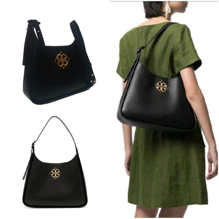 Tory Burch Miller hobo bag black Lazada Indonesia