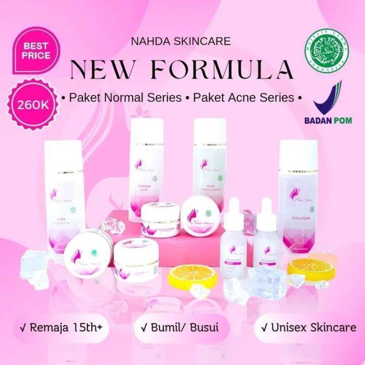 Nahda Skincare Kemasan Baru