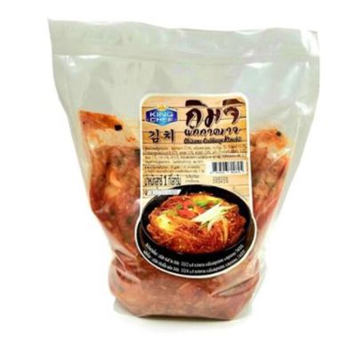 คิงเชฟ กิมจิผักกาดขาว 1000 กรัม carrags kimchi 1000 g