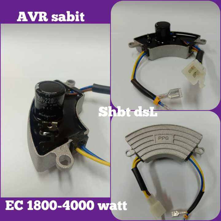 AVR genset EC 1800-4000 Watt model sabit/ovaL | Lazada Indonesia