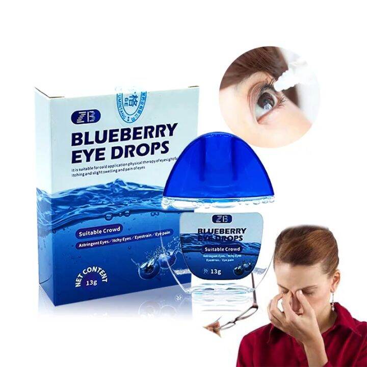 ZB Blueberry Eye Drops Ultimate Clarity & Comfort for Dry, Itchy, and