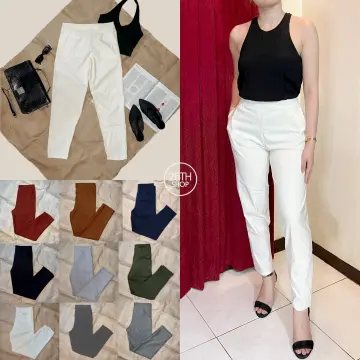 0021）European Style Women Spring Trousers Suits High Waisted Pant