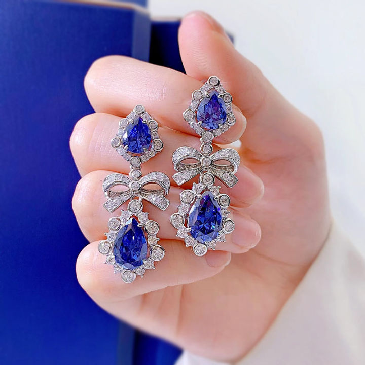 Hoop Earrings Oval Shape Crystal Studded 5 Layer Small to Big Imitation  Diamond Earring for Women
