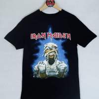 #เสื้อวงลิขสิทธิ์แท้ Ironmaiden ลายWorld Slavery Tour 84-85 (ลายกัดโซ่) ลายนี้ดาราใส่เยอะมาก