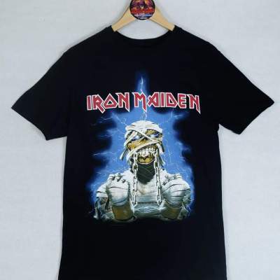 #เสื้อวงลิขสิทธิ์แท้ Ironmaiden ลายWorld Slavery Tour 84-85 (ลายกัดโซ่) ลายนี้ดาราใส่เยอะมาก