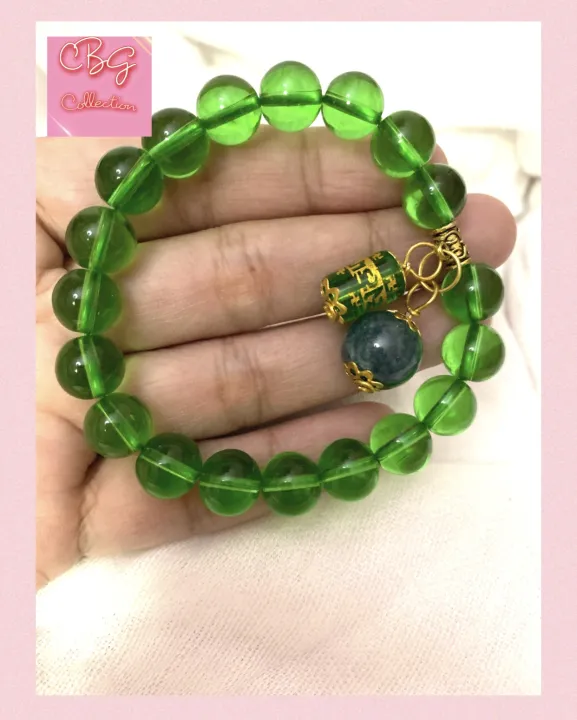 Green Jade/Mantra Lucky Charm Bracelet Lazada PH