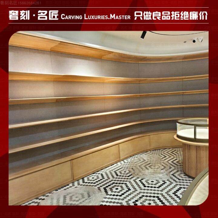 Solid Wood Metal Stainless Steel Bag Display Clothing