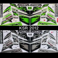 สติกเกอร์ KSR 2012/7-8เคลือบเงา เหนียว ติดทน ไม่กรอบง่าย