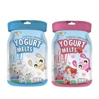 Yogurt Melts Freeze Dried โยเกิร์ตกรอบ โยเกิร์ตอบกรอบ รูปหัวใจ ตราเนเจอร์ ไบทส์ โยเกิร์ตแท้ 100% กล่อง 6 ซอง