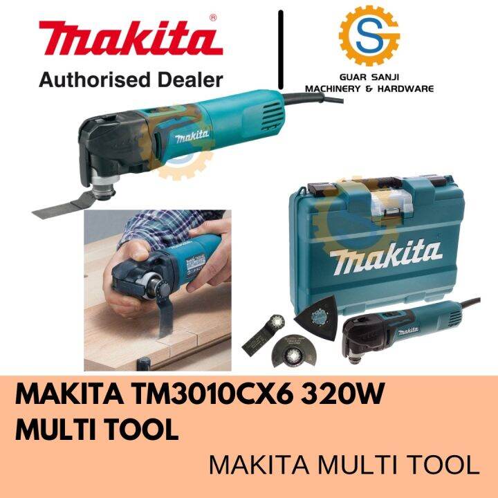 MAKITA TM3010CX6 MULTI TOOL 320W WITH STANDARD ACCESSORIES (1YEAR