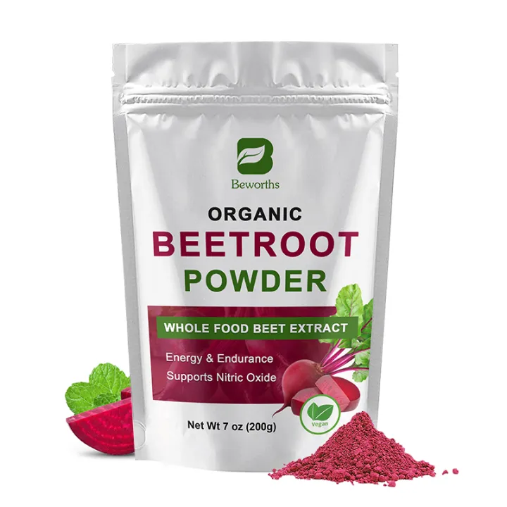 BEWORTHS Organic Beetroot Powder Lower Blood Pressure Relieve Anemia
