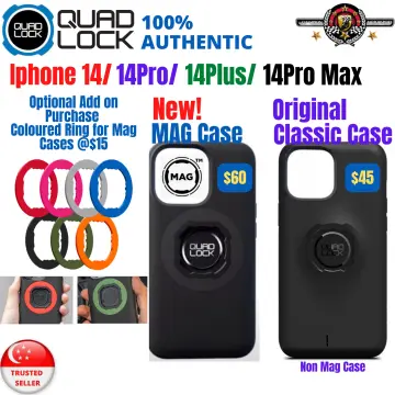 Quad lock MAG Poncho IPhone 14 Pro Max Waterproof Phone Case Clear