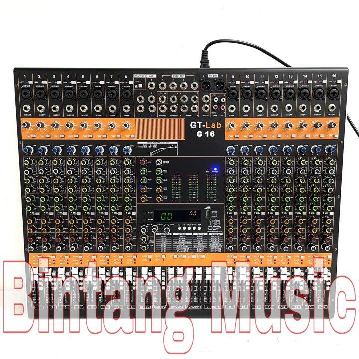 Mixer audio Gt lab 16 channel original rdw GTLAB16 channel GT LAB 16