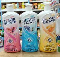 [1 แถม 1] SHOWER TO SHOWER ชาวเวอร์ ทู ชาวเวอร์ ครีมอาบน้ำ ปริมาณสุทธิ 450 มล.×2ขวด [มี 3 กลิ่นให้เลือก]