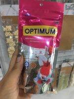 อาหารปลา อาหารปลาสวยงาม optimum ปริมาณ 50 กรัม เหมาะกับปลาขนาดเล็ก