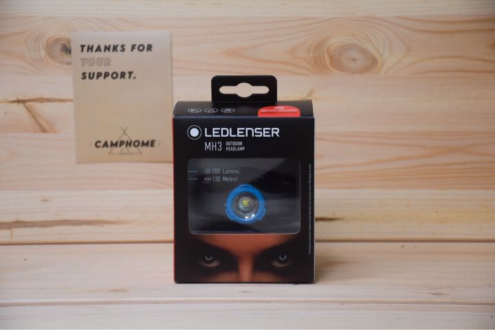 ledlenser-mh3-ดำ-น้ำเงิน-ไฟฉายคาดหัวขนาดเล็กดีโซน์ใหม่-ส่องสว่างตัดหมอก-ติดมือไว้ไม่เสียหาย