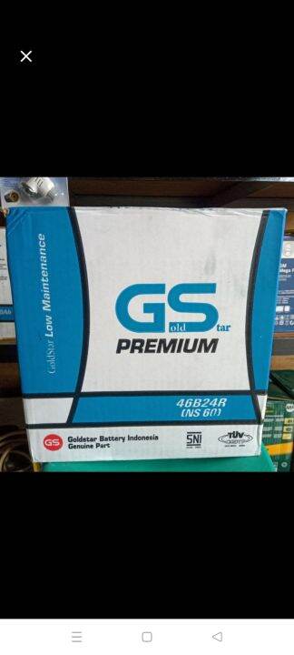 Aki Terios/ GS Premium NS60 Goldstar/ 12v45Ah/ Aki Avanza Xenia Rush