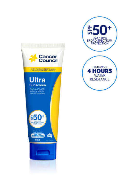 ครีมกันแดด-cancer-council-ultra-sunscreen-spf50-ครีมกันแดดหน้า-ออสเตรียเลีย-sun-block-ซันบล็อก-ดีกว่ากัน-บิโอเร-biore