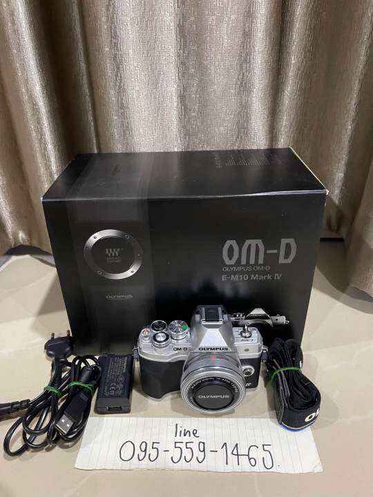 (สินค้ามือ2) กล้อง olympus em10 iv สภาพดี wifi ชัตเตอร์ 2 พัน อุปกรณ์ ...