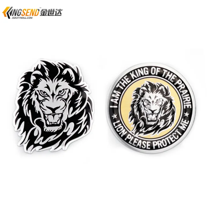 Car Personality Animal Lion Car Logo Lion Club Car Stickers Car Body