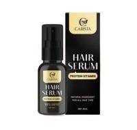 แฮร์เซรั่มโปรตีน คาริสต้า แฮร์เซรั่ม โปรตีนเร่งผมยาว Carista Hair Serum Protein Vitamin 30ml เซรั่มผมนมแพะ