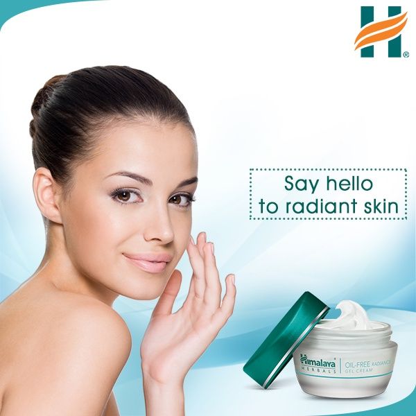 ครีมสำหรับคน-เป็นสิว-ผิวมัน-หิมาลายาเฮิร์บ-ครีมทาหน้า-เจลทาหน้า-himalaya-oil-free-radiance-gel-cream-50g