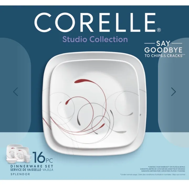 Corelle Splendor 16Piece Dinnerware Set Lazada PH