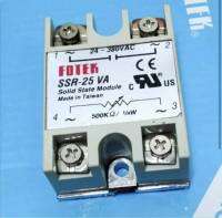 Solid State Module SSR-25 VA 500K 1/4W 24-380 VAC Fotex โซริดสเตรท