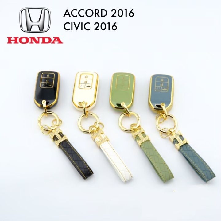 ปลอกหุ้มกุญแจรถ HONDA ACCORD 2016,CIVIC 2016 ซองหุ้มกุญแจ กันกระแทก พร้อมส่ง สวยตรงปก กรุณาเช็ครุ่นให้ถูกต้องก่อนสั่งซื้อค่ะ
