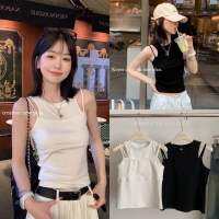 ??? ??????????? Double tank top (320฿ฟรีส่ง) เสื้อกล้ามสไตล์เกาหลี เเต่งสาย2 ชั้น ดีเทลเกร๋มาก ทรงสวยผ้าดีงาม สายปรับระดับได้ งานป้าย??WG.WE