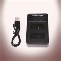 DUAL LCD USB CHARGER CANON LP-E12 พร้อมจอแสดงผลแบตเตอรี่ แอลซีดี ชาร์จคู่ USB LCD ที่ชาร์จ เครื่องชาร์จ แท่นชาร์จ แบต แบตกล้อง CANON LP-E12 ขนาดเล็ก (1291)