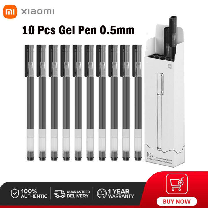 Xiaomi Mi Gel Pen 0.5mm Smooth Ink Pen 10PCS Lazada PH