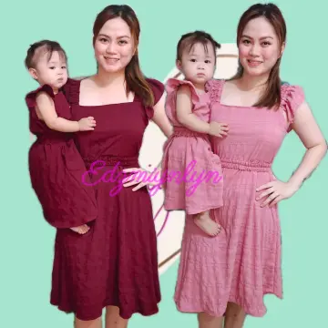 Lazada mother on sale and daughter dress