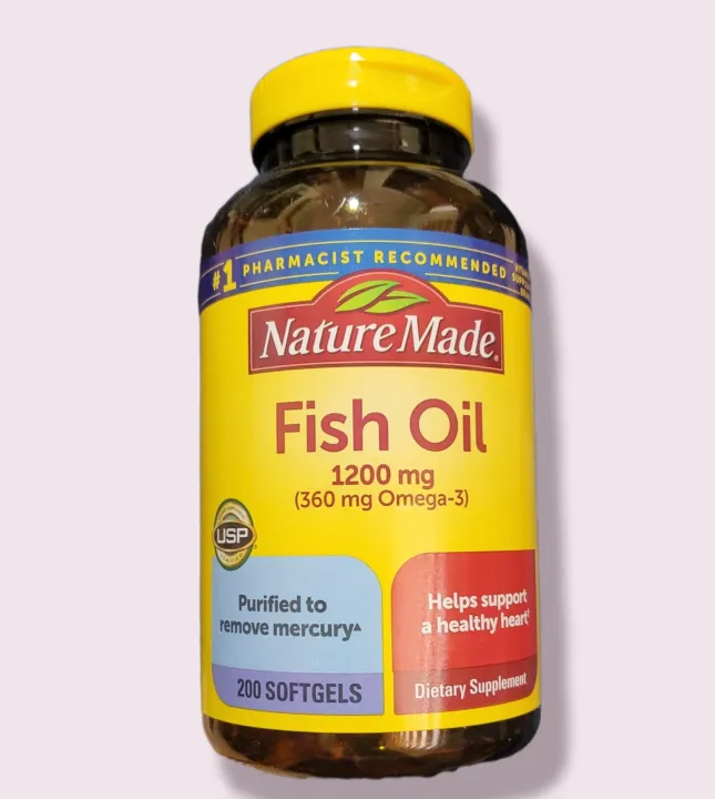Nature Made Fish Oil 1200mg 120 Lazada PH