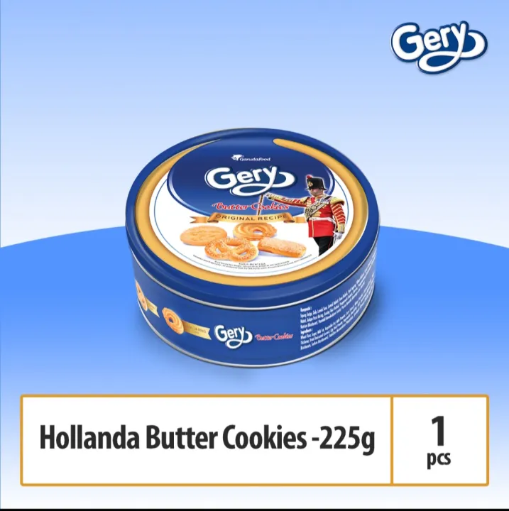 Gery Hollanda Butter Cookies 225g Wxp 2023 Lazada Indonesia