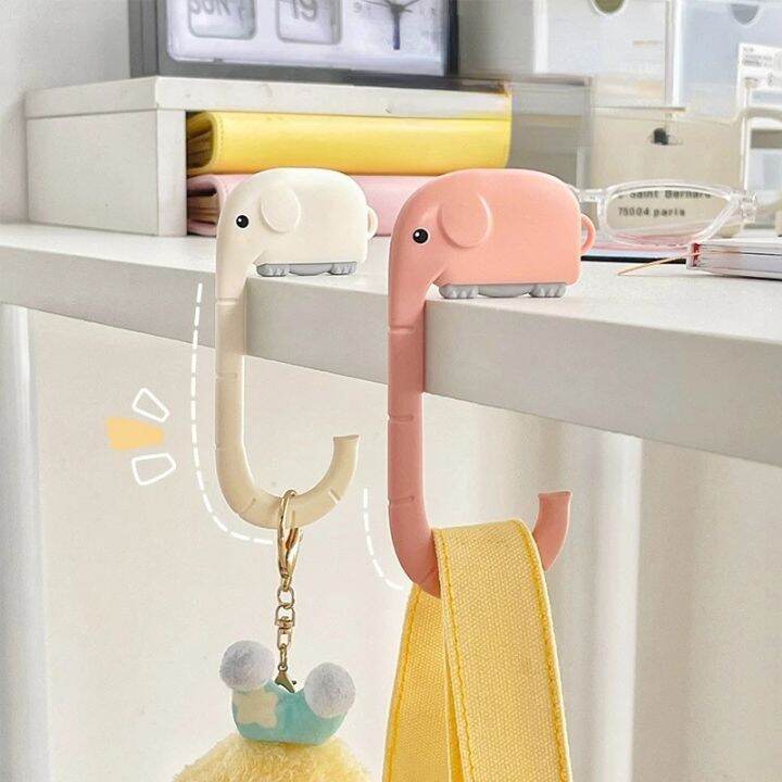 Portable Bag Hook Hanger Cute Elephant Table Hook Purse Handbag Travel