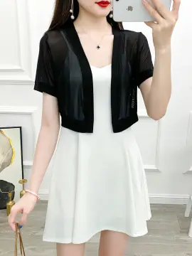Giảm giá Váy 2 dây chữ a mix áo khoác ngoài cực xinh - BeeCost