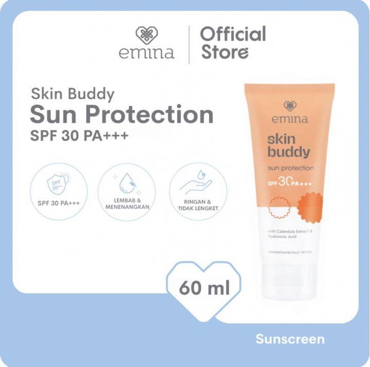 Emina Skin Buddy Sun Protection SPF 30 PA+++ 60mL Sunscreen Emina