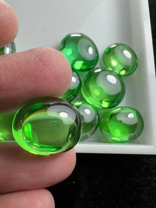 มรกต-เพชรรัสเซีย-พลอย-emerald-green-16x15-mm-มิลลิเมตร-1-เม็ด-mm-หนักรวม-34-กะรัต-สีมะกอก-brilliant-cubic-zirconia-stone