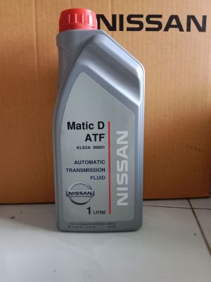 น้ำมันเพาเวอร์ MATIC D ATF 1 ลิตร (เป็นอะไหล่แท้ Nissan) รหัส B11(ซื้อคู่กับน้ำมันเบรค ฟรีสเปย์ขจัดคราบล้างเขม่าผ้าเบรค)