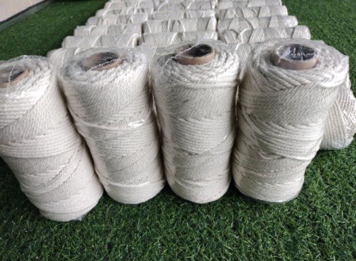 เชือกคอตตอน-cotton-macrame-สำหรับถัก-มัดเมคราเม่-1-2-3-4-มิล500g-รวมแกน