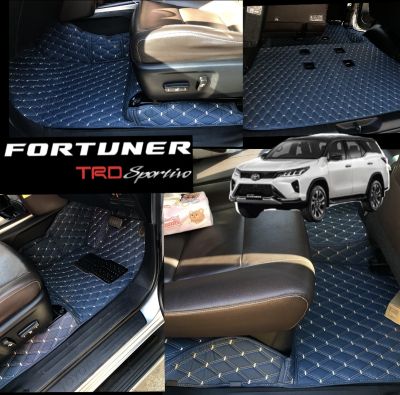 (ฟรี!!สายคาดเบลท์+ผ้ากำมะหยี่) All New Fortuner 2016-2023(เกรดหนังสั่งตรงกับโรงงาน)