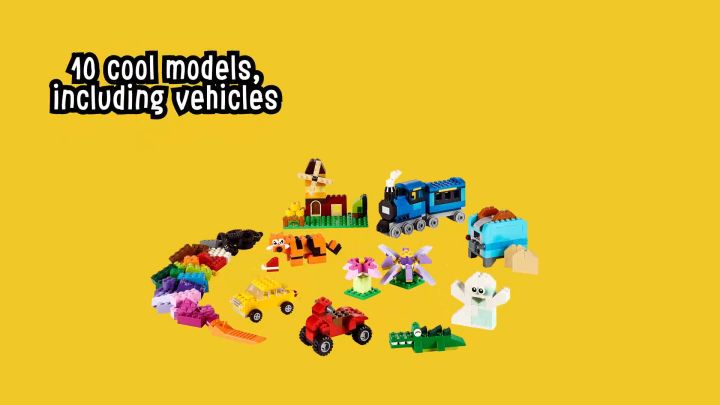 LEGO Classic Medium Creative Brick Box Building Toys for Creative Play,  Kids Creative Kit 10696