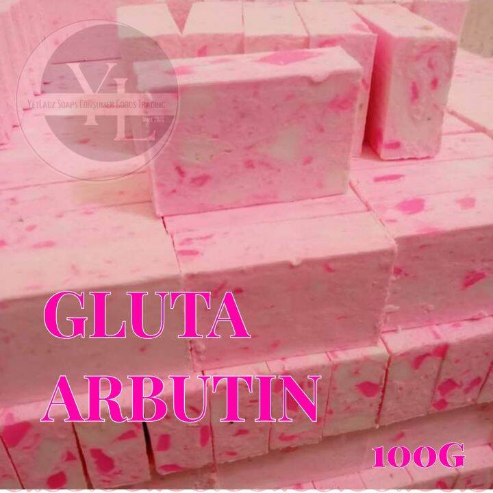 GLUTA ARBUTIN ,100g (NO LABEL SOAPS) With Individual Plastic Wrapped ...